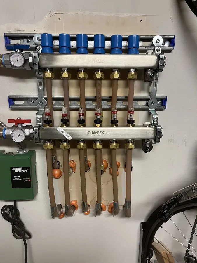 Plumber performing Leak Detection at a residential property in Clute